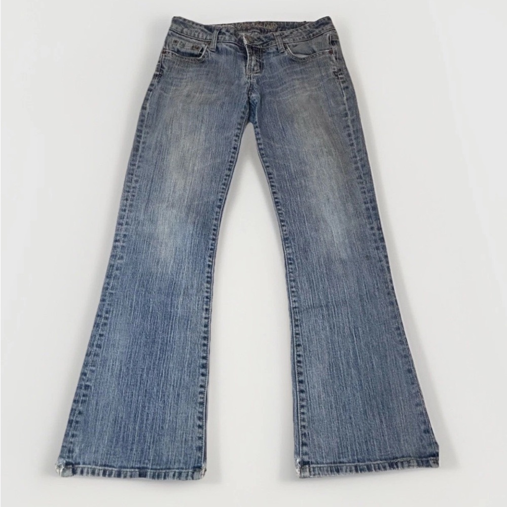 American Eagle Outfitters Classic Blue Wide Leg Jeans